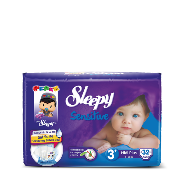 Sleepy Sensitive Pepee Midi Plus 3+ Numara Bebek Bezi