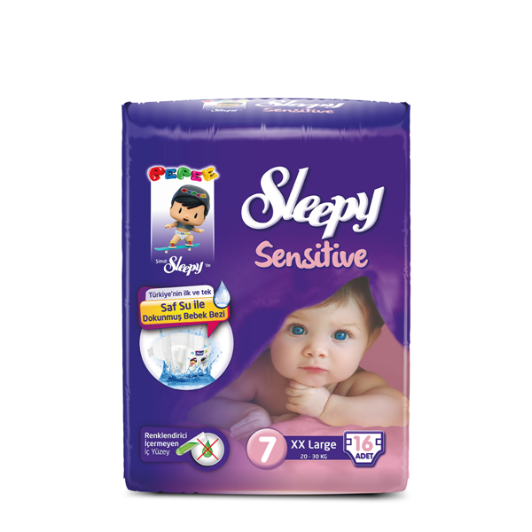 Sleepy Sensitive Pepee XX Large  7 Numara Bebek Bezi