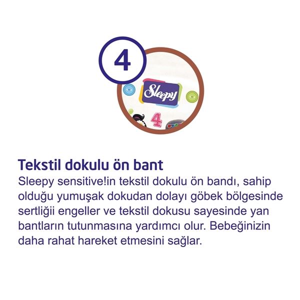 3'lü Jumbo Sleepy Sensitive Pepee Midi Plus 3+ Numara Bebek Bezi