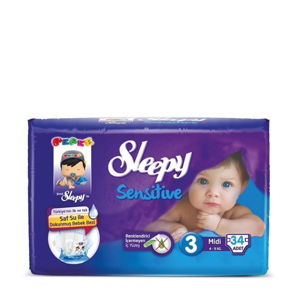 Sleepy Sensitive Pepee Midi  3 Numara Bebek Bezi