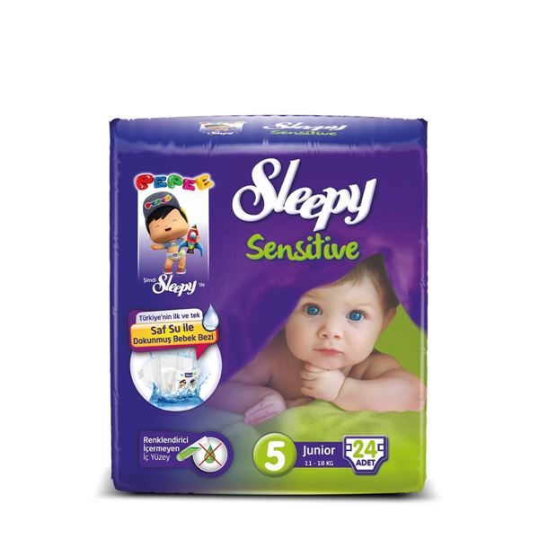 Sleepy Sensitive Pepee Junior  5 Numara Bebek Bezi
