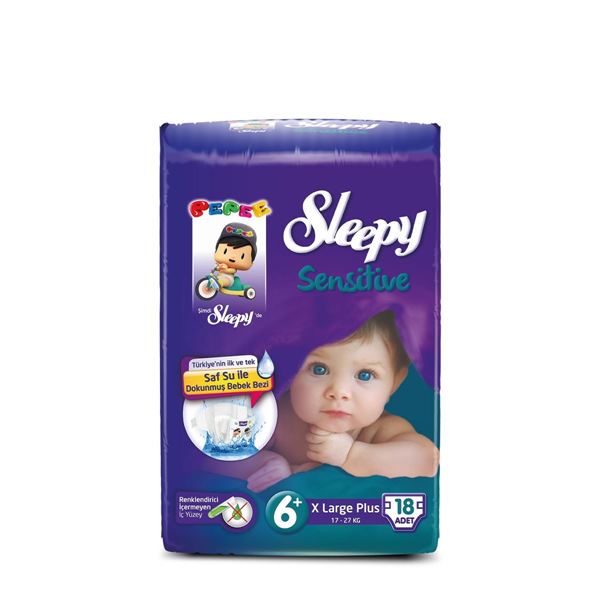 Sleepy Sensitive Pepee Xlarge Plus 6+ Numara Bebek Bezi