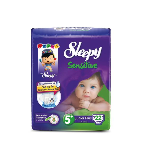 Sleepy Sensitive Pepee Junior Plus 5+ Numara Bebek Bezi