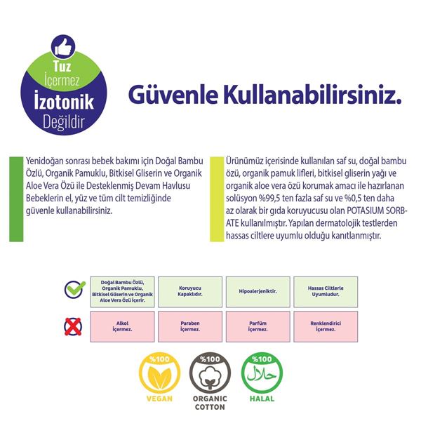 Sleepy Natural Devam Havlusu 3x40 (120 Yaprak)