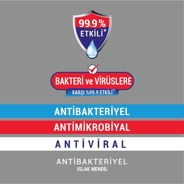 Sleepy Antibakteriyel Islak Havlu 3X50 Gri Paket