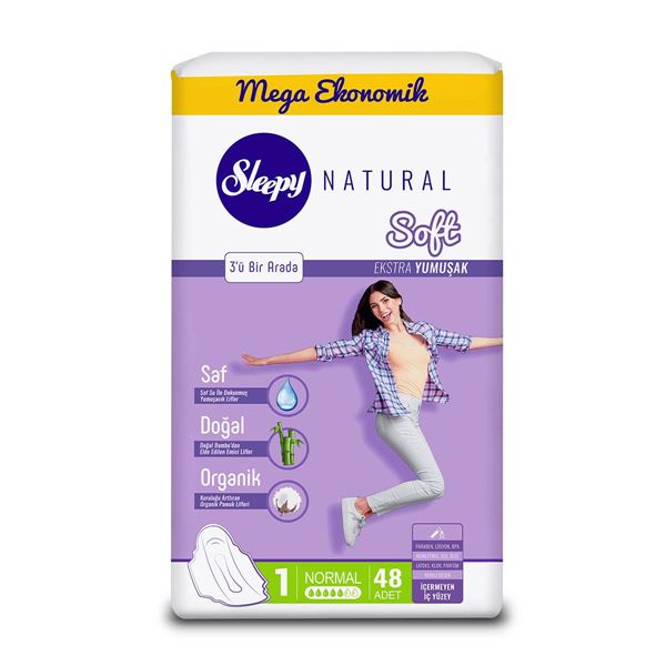 Sleepy Natural Soft Ekstra Yumuşak Normal (48 Ped)