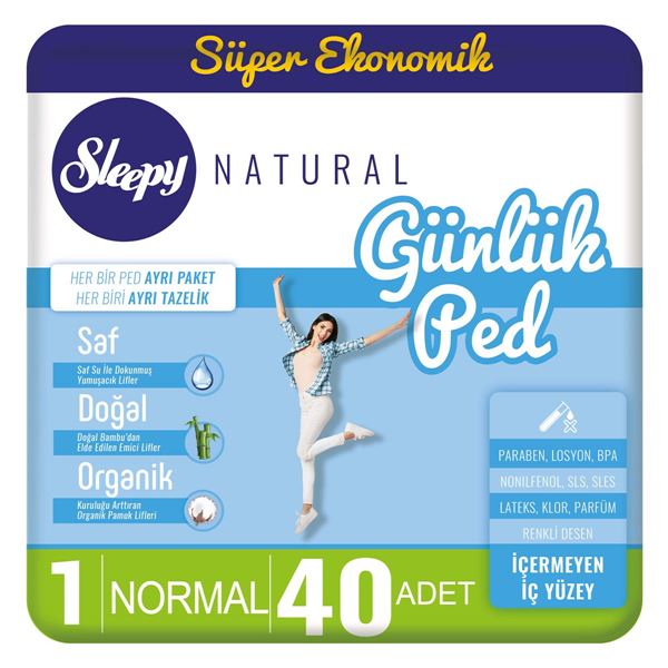 Sleepy Natural Günlük Ped Normal 40 Adet