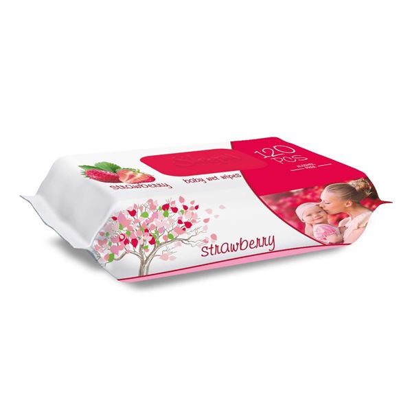 Sleepy Çilek Kokulu Islak Havlu 120 Yaprak
