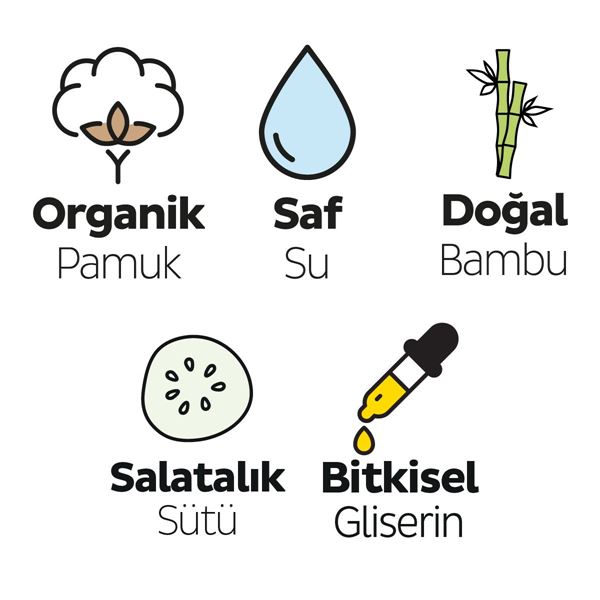 Sleepy Natural Islak Bebek Havlusu 60 Yaprak