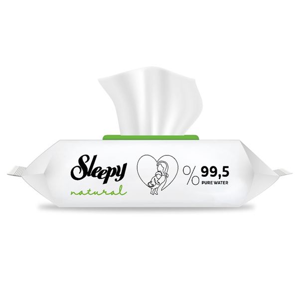Sleepy Natural Islak Bebek Havlusu 60 Yaprak