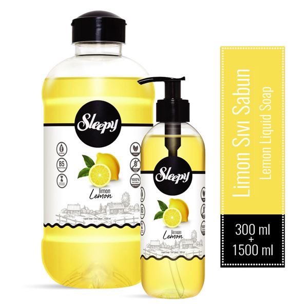 Sleepy Limon Sıvı Sabun 300 ml + 1500 ml