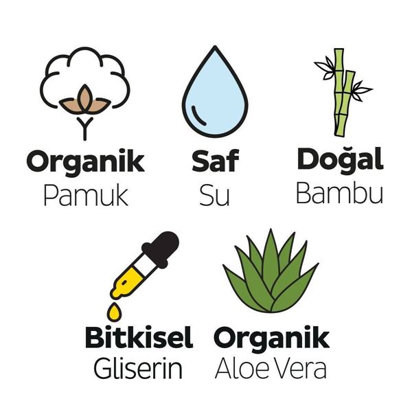 Sleepy Yenidoğan Devam Islak Bebek Bakım Havlusu 12x50 (600 Yaprak)
