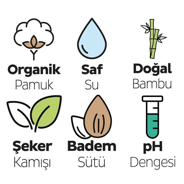 Sleepy Ecologic Yenidoğan Islak Bebek Bakım Havlusu 24x40 (960 Yaprak)