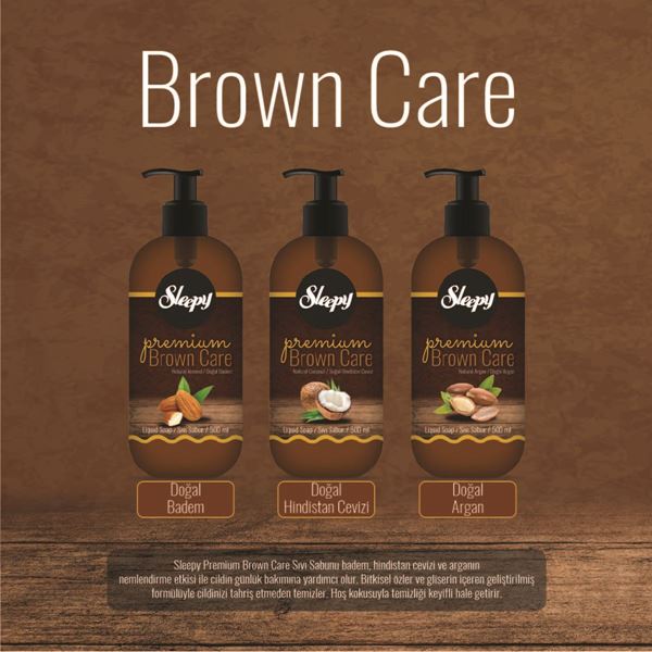 Sleepy Premium Brown Care Sıvı Sabun 500 ml