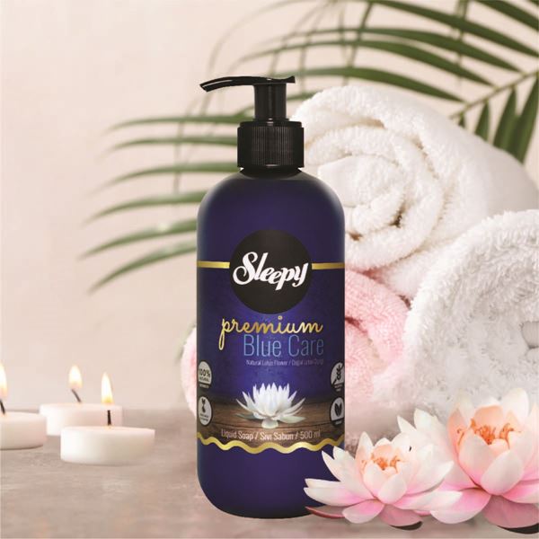 Sleepy Premium Blue Care Doğal Deniz Yosunu Sıvı Sabun 500 ml