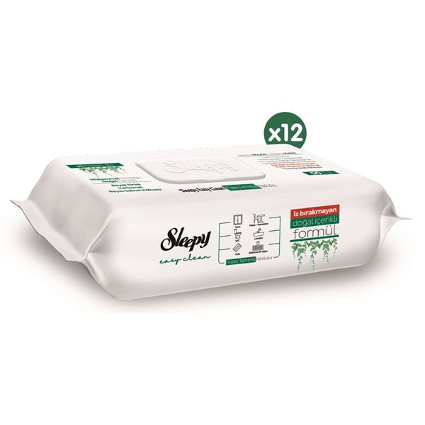 Sleepy Easy Clean Yüzey Temizlik Havlusu&Mendili 12X50 (600 Yaprak)