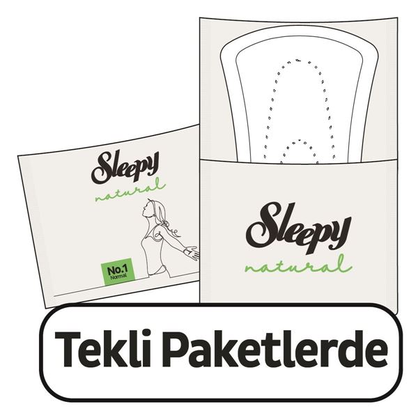 Sleepy Natural Ultra Hassas Günlük Ped Normal 80 Adet Ped