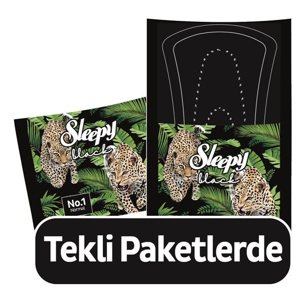 Sleepy Black Premium Plus Hijyenik Ped Normal 48 Adet Ped