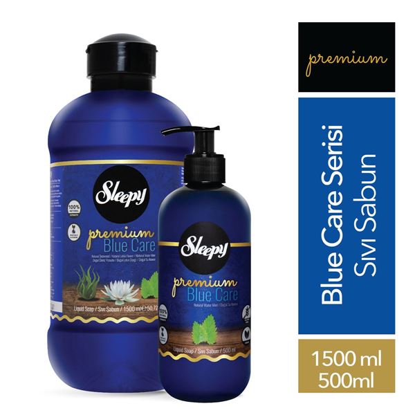 Sleepy Premium Blue Care Serisi Sıvı Sabun 1500 ml + 500 ml