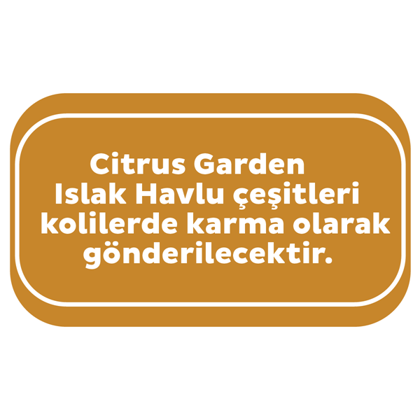 Sleepy Citrus Garden Islak Bebek Havlusu 24x90 (2160 Yaprak)
