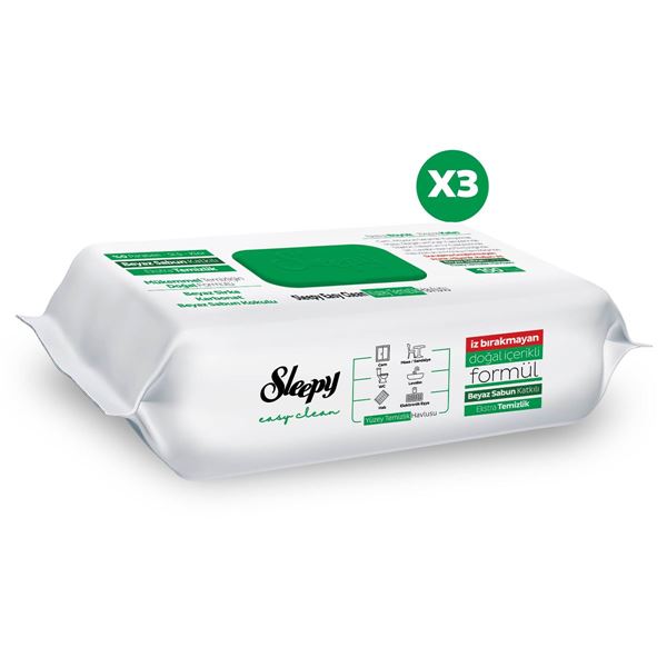 Sleepy Easy Clean Yüzey Temizlik Havlusu&Mendili 3X100 (300 Yaprak)
