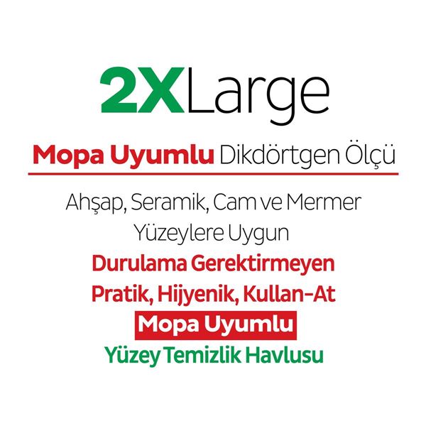 Sleepy Easy Clean Beyaz Sabun Katkılı Mopa Uyumlu Yüzey Temizlik Havlusu 12x80 (960 Yaprak)