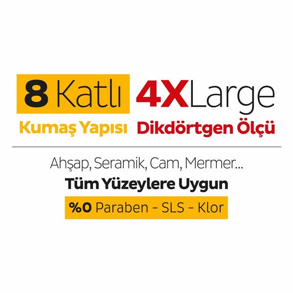 Sleepy Easy Clean Arap Sabunu Katkılı Mopa Uyumlu Yer Temizlik Havlusu&Mendili 50 Yaprak