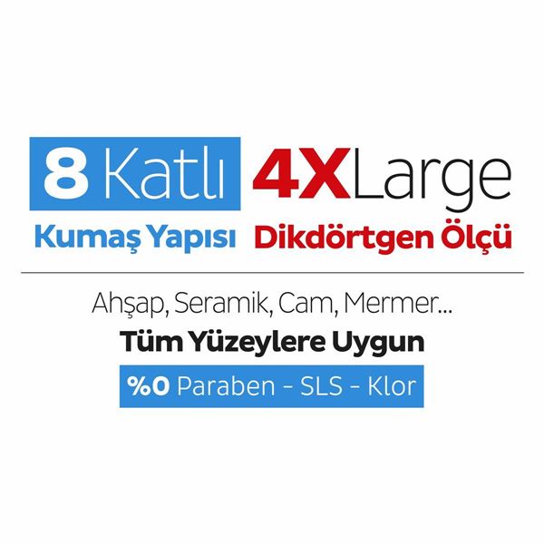 Sleepy Easy Clean Çamaşır Suyu Katkılı Mopa Uyumlu Yer Temizlik Havlusu&Mendili 3x50 (150 Yaprak)