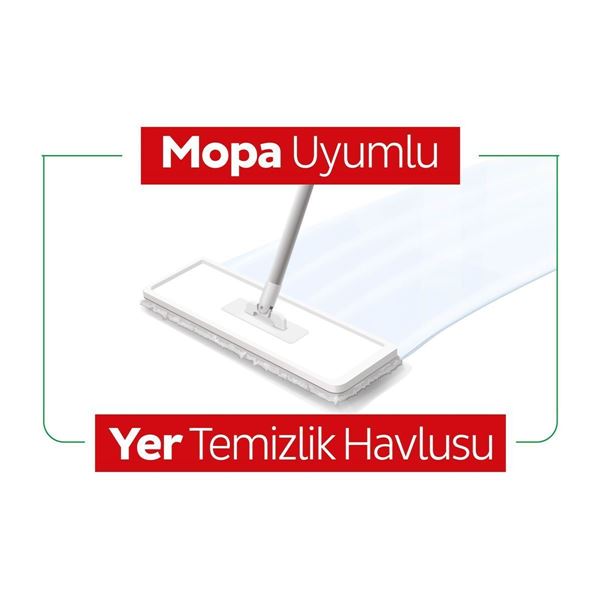 Sleepy Easy Clean Arap Sabunu Katkılı Mopa Uyumlu Yer Temizlik Havlusu 6x50 (300 Yaprak)