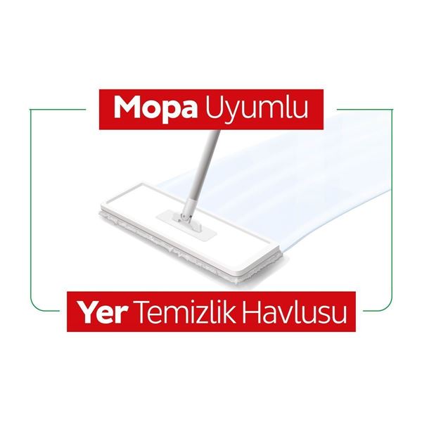 Sleepy Easy Clean Arap Sabunu Katkılı Mopa Uyumlu Yer Temizlik Havlusu&Mendili 6x50 (300 Yaprak)