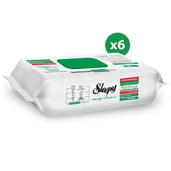 Sleepy Easy Clean Yüzey Temizlik Havlusu&Mendili 6X50 (300 Yaprak)