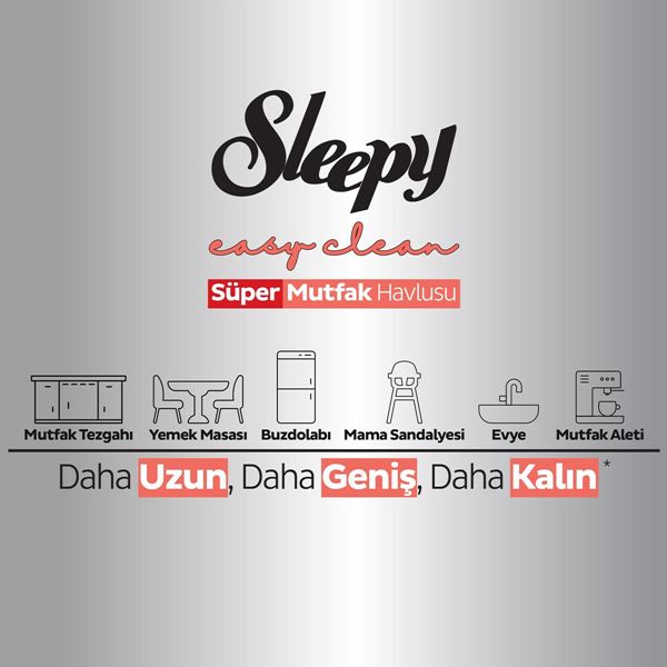 Easy Clean Süper Yüzey Temizlik Mutfak Havlusu&Mendili Karma Paket 4X50 (200 Yaprak)