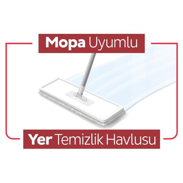 Sleepy Easy Clean Kiraz Çiçeği Mopa Uyumlu Yer Temizlik Havlusu&Mendili 6x20 (120 Yaprak)