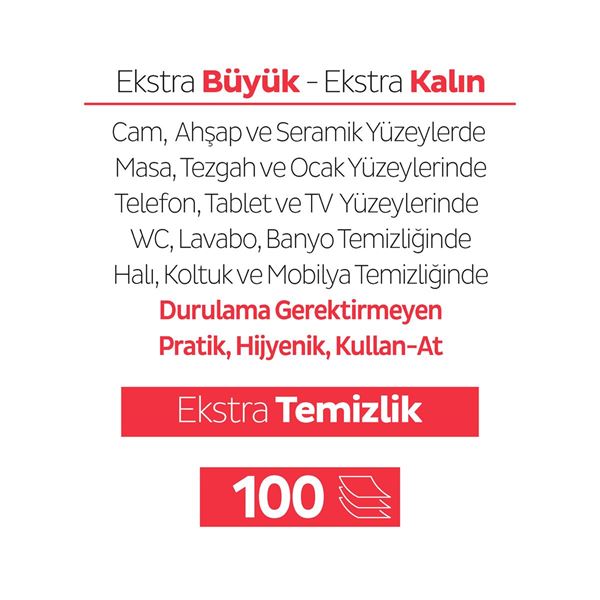 Sleepy Easy Clean Kiraz Çiçeği Yüzey Temizlik Havlusu&Mendili 3x100 (300 Yaprak)