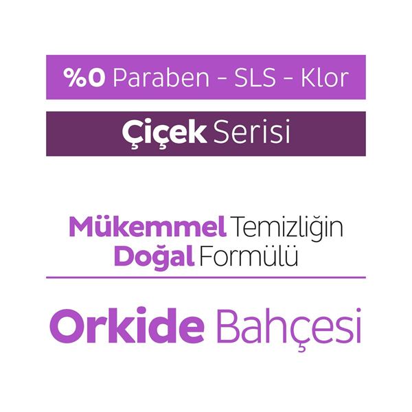 Sleepy Easy Clean Orkide Bahçesi Yüzey Temizlik Havlusu&Mendili 12x100 (1200 Yaprak)