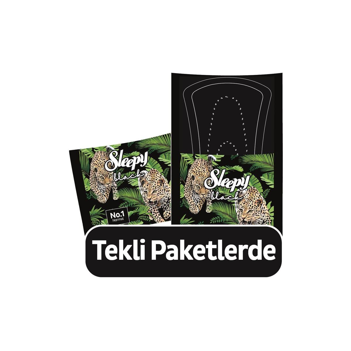Sleepy Black Premium Plus Günlük Ped Uzun 64 Adet Ped