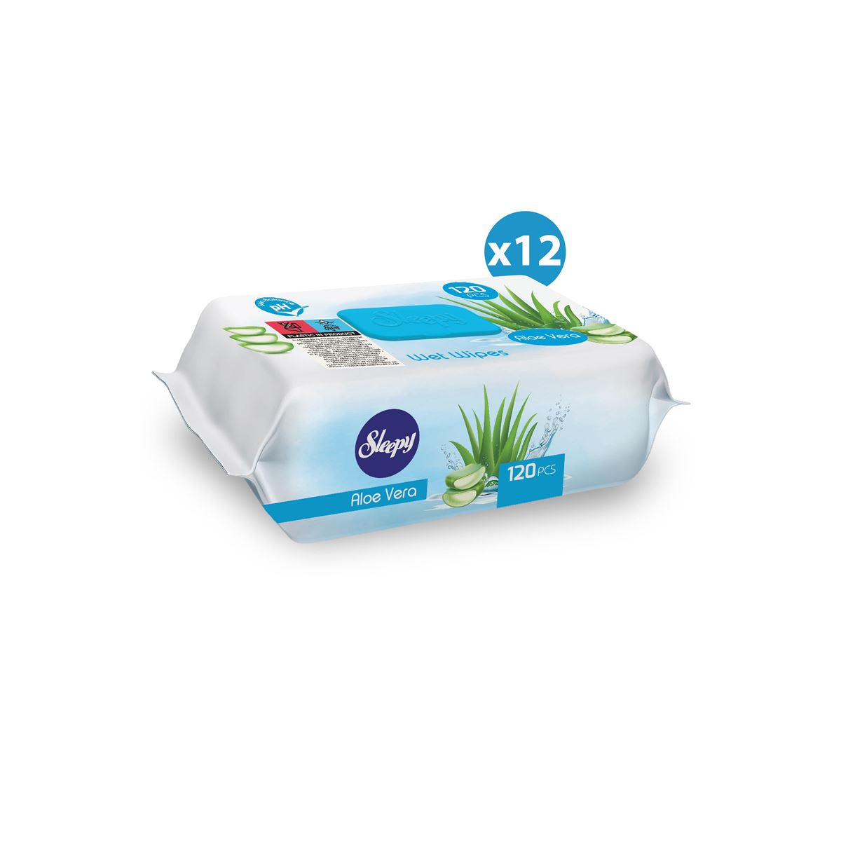 Sleepy Aloe Vera Islak Havlu 12x120 (1440 Yaprak)