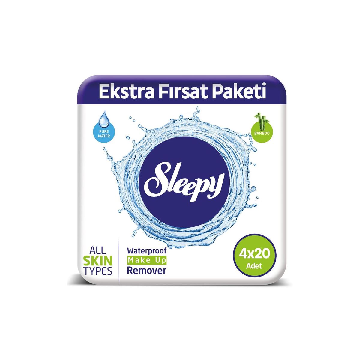 Sleepy Makyaj Temizleme Mendili 4X20 Adet