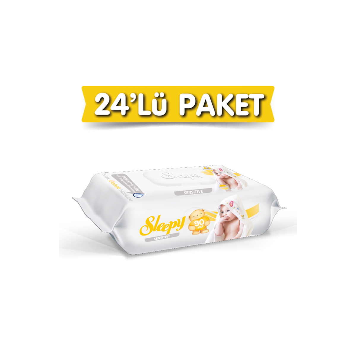 Sleepy Sensitive Islak Havlu 24X90 lı