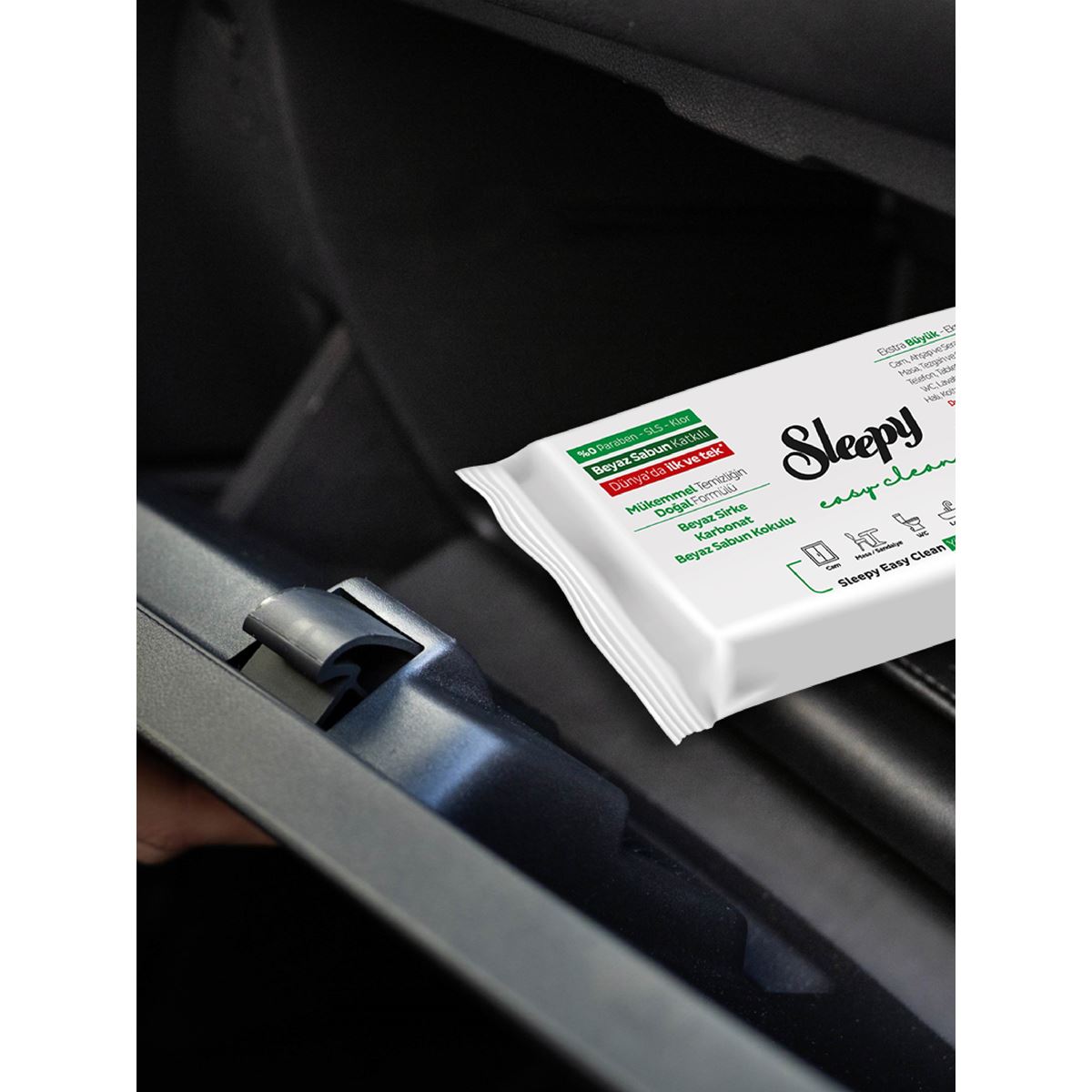 Sleepy Easy Clean Yüzey Temizlik Havlusu&Mendili Seyahat Boy 8x15 (120 Yaprak)