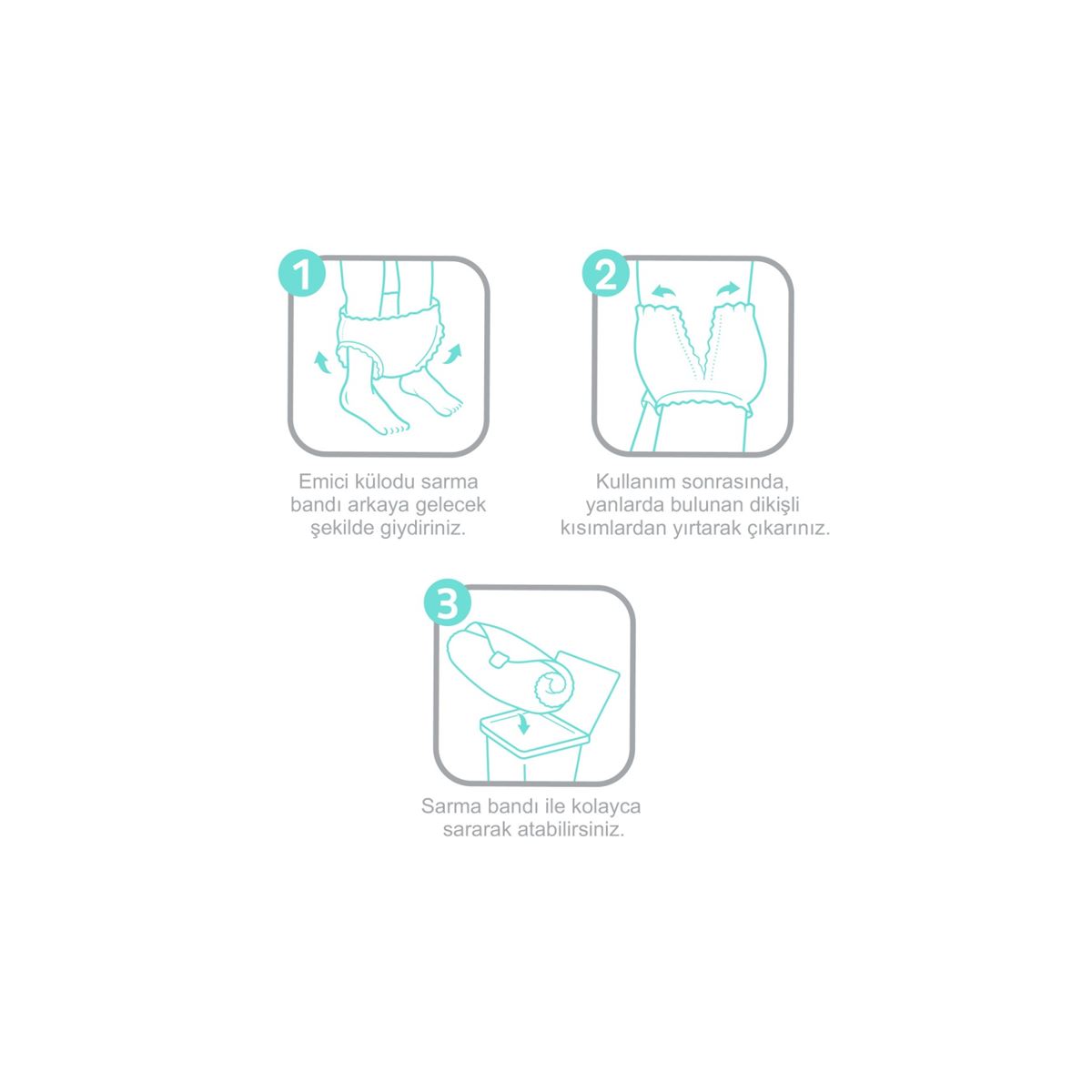 Sleepy Sensitive Antibakteriyel Emici Külot Large 30x4 120 Adet