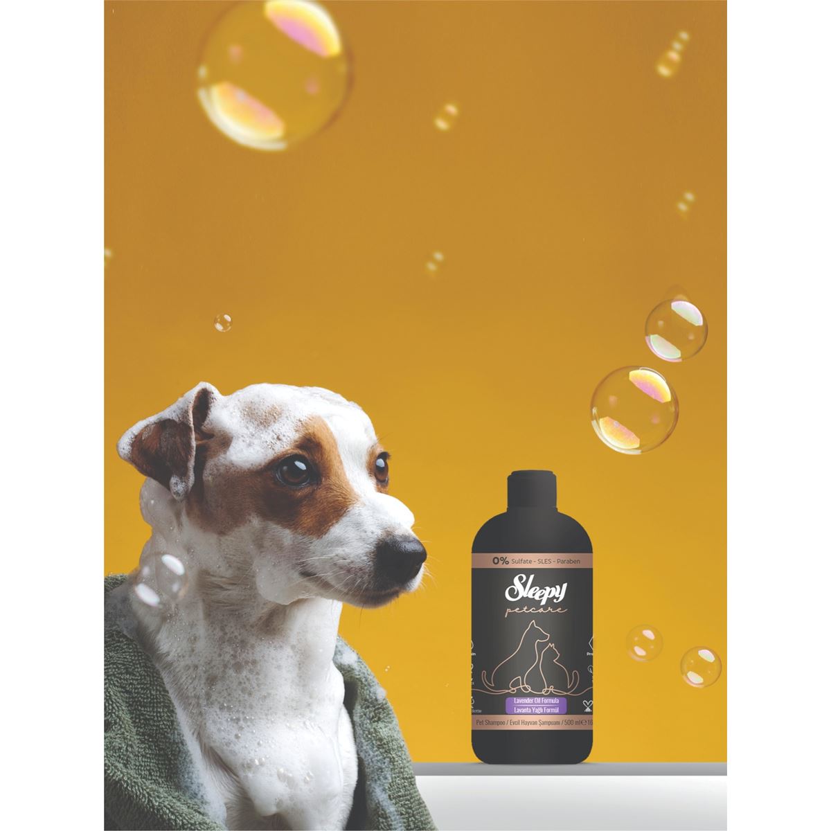 Sleepy Petcare Lavanta Yağlı Evcil Hayvan Şampuanı 3x500 ml