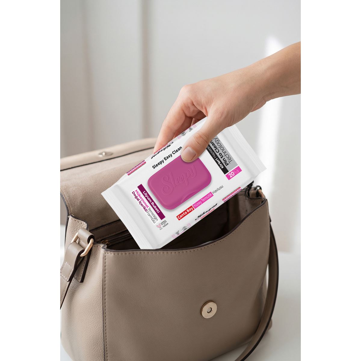 Sleepy Easy Clean Lilyum Buketi Yüzey Temizlik Havlusu Çanta Boy 6x20 (120 Yaprak)