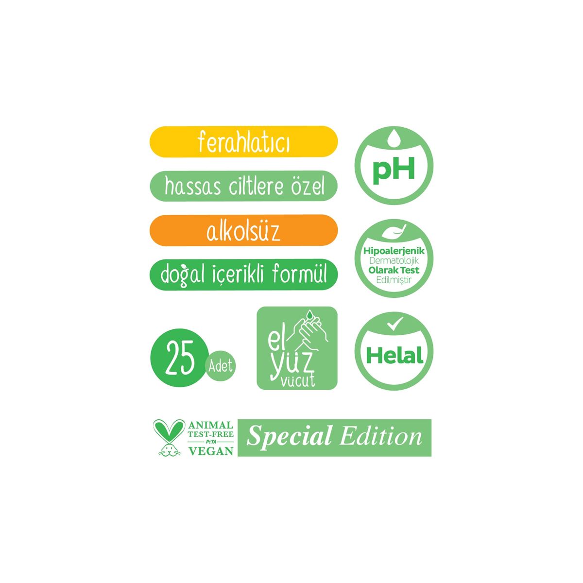 Sleepy Natural Kişisel Bakım Havlusu Çanta Boy 24x25 (600 Yaprak)