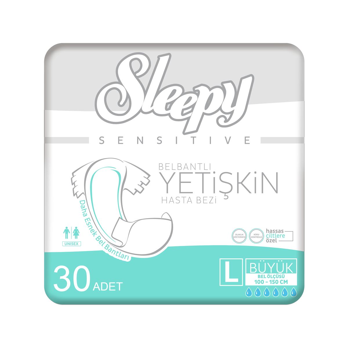 Sleepy Large Yetişkin Hasta Bezi 30 Adet