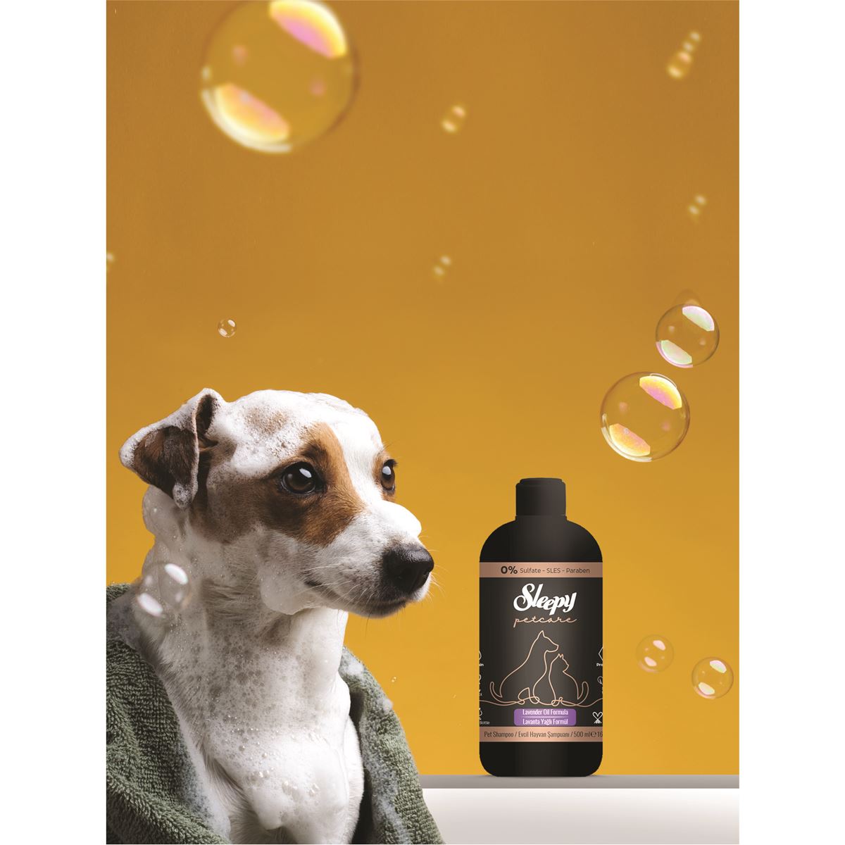 Sleepy Petcare Lavanta Yağlı Evcil Hayvan Şampuanı 500 ml
