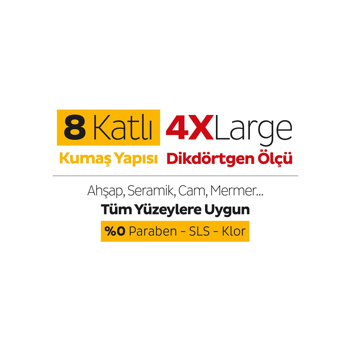 Sleepy Easy Clean Arap Sabunu Katkılı Mopa Uyumlu Yer Temizlik Havlusu&Mendili 3x50 (150 Yaprak)