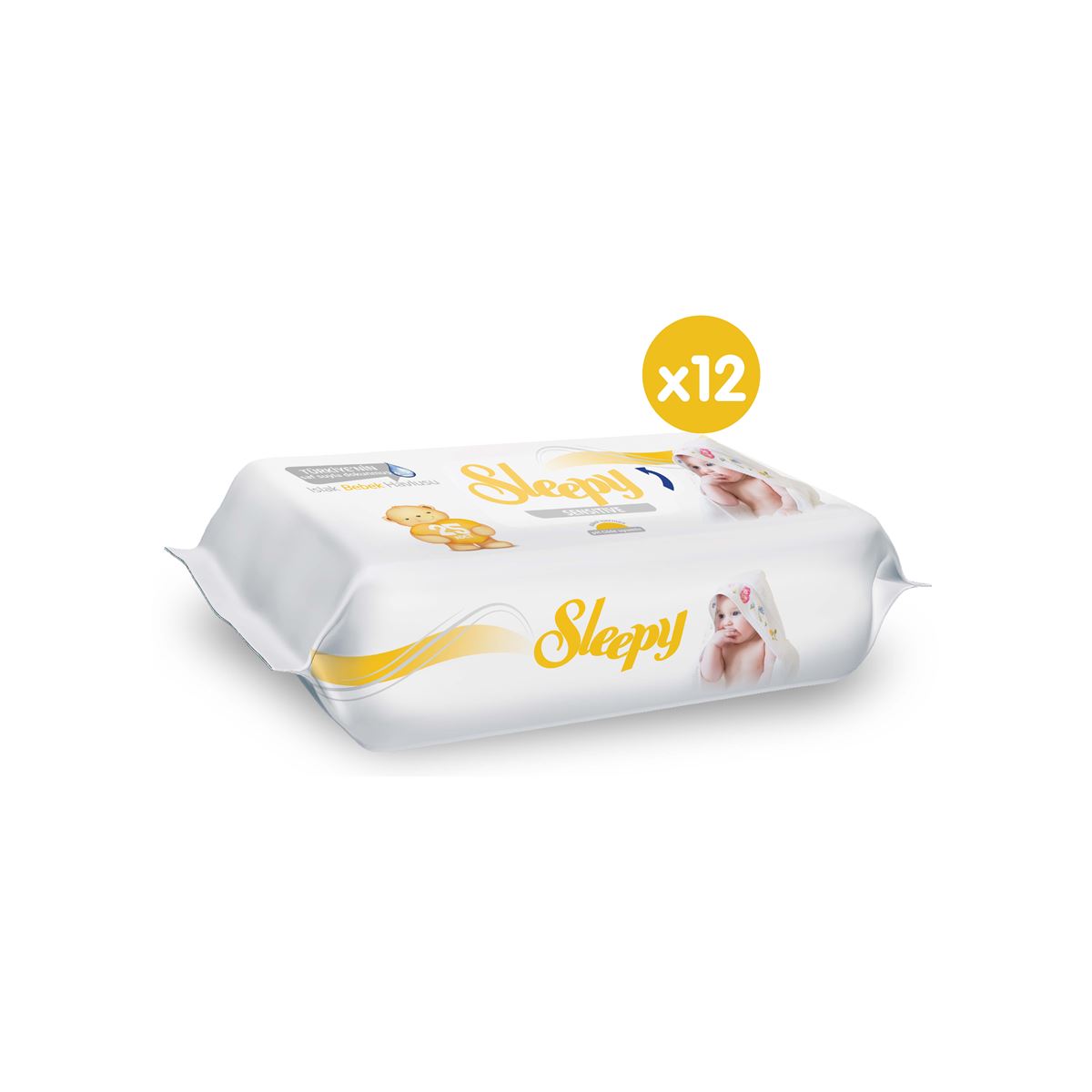 Sleepy Sensitive Islak Bebek Havlusu 12x25 (300 Yaprak)
