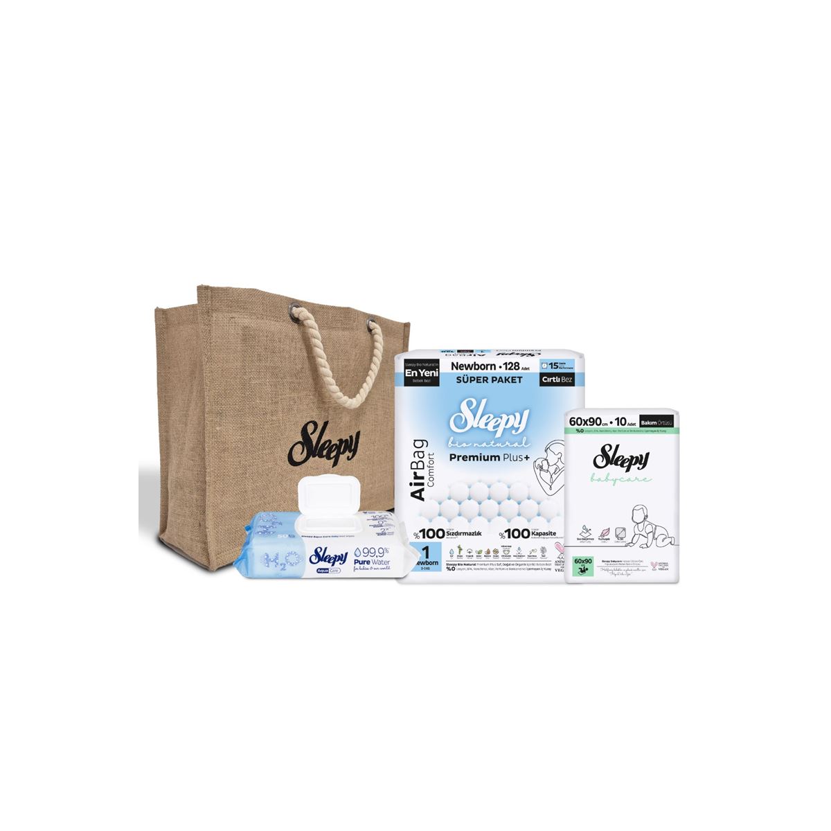 Sleepy Bio Natural Airbag Comfort Merhaba Bebek Seti