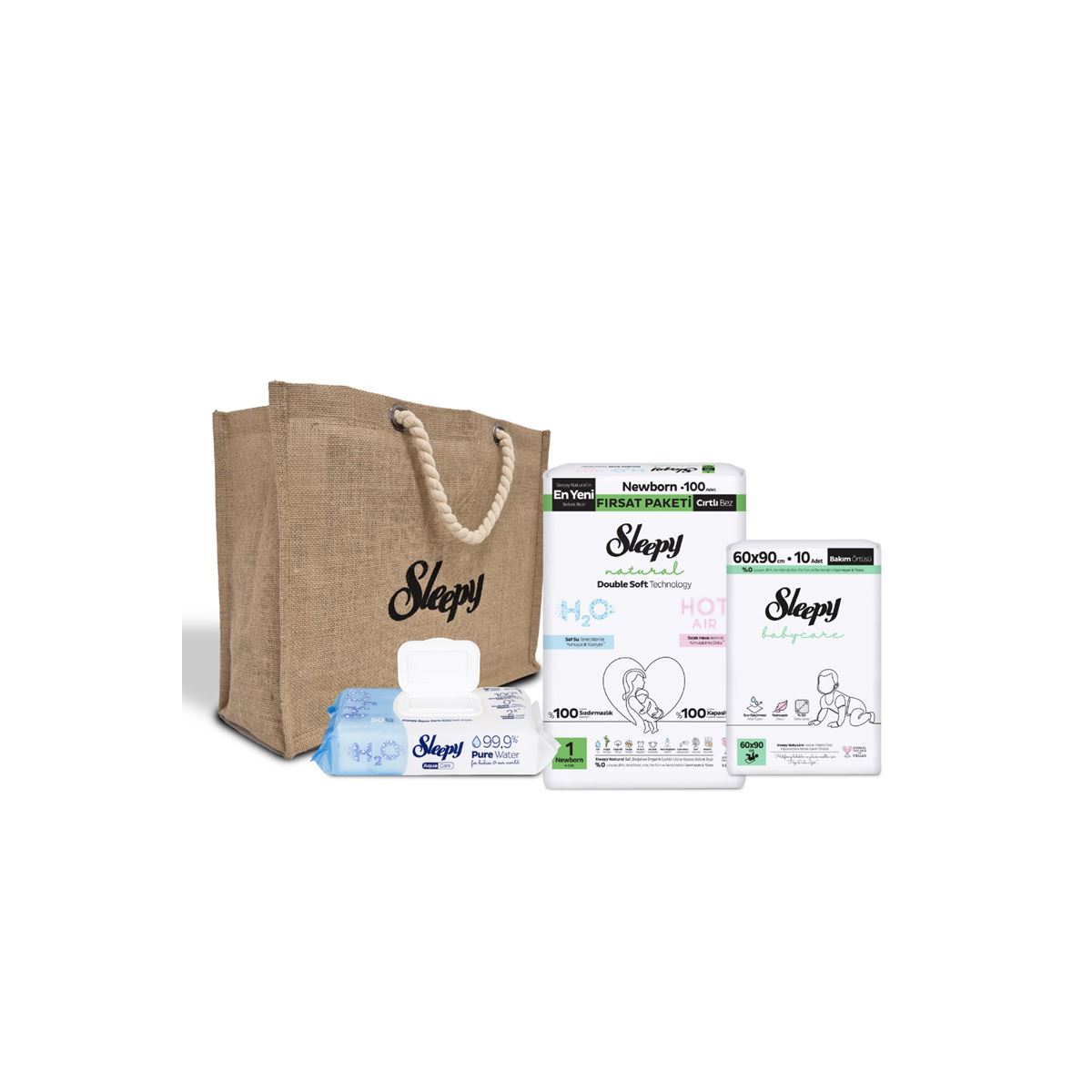 Sleepy Natural Double Soft Merhaba Bebek Seti